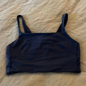 Lululemon black sports bra with open back